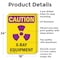 Signmission Radiation & Laser Sign, 24 in H x 18 in W, Aluminum, Rectangle OS-2PACK-CR-A-1824-V-10282 - alternate 6